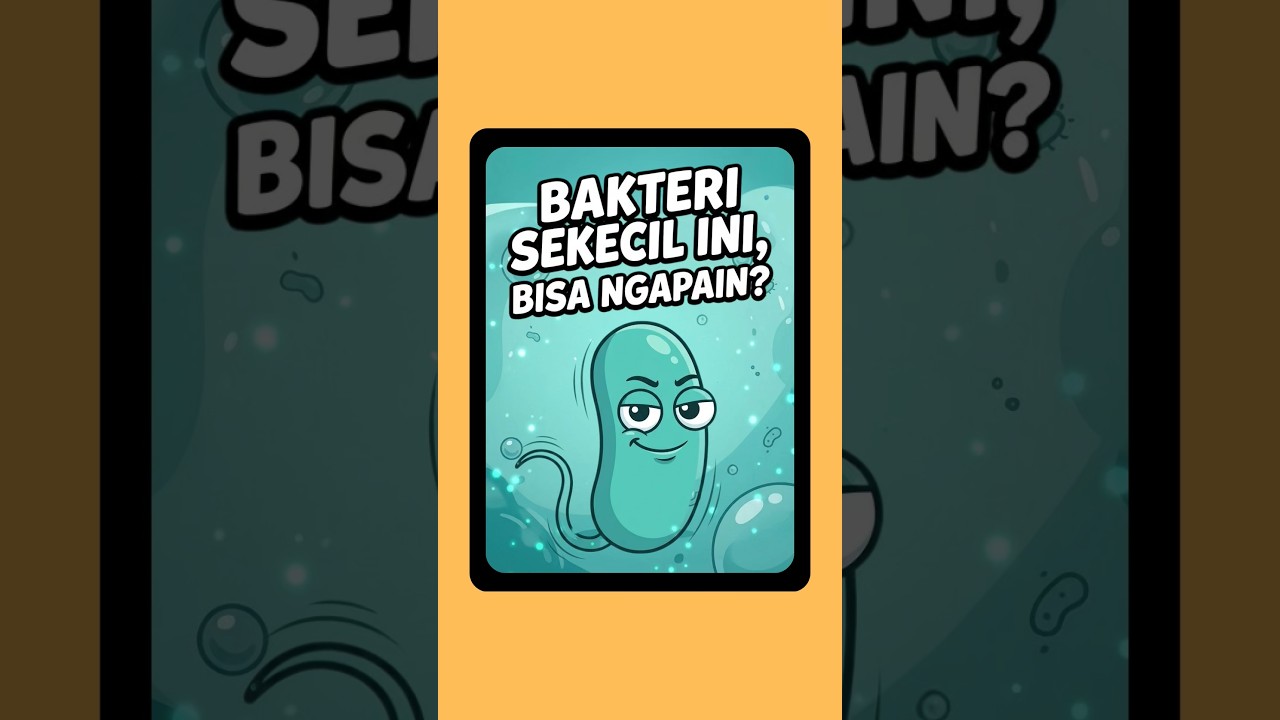 🦠 BAKTERI SEKECIL INI, BISA NGAPAIN? #biologi #bakteri #belajarbiologi #fyp