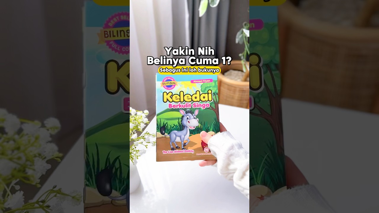 Yakin nih belinya cuma satu doang? – Review Buku Dongeng Hewan Bilingual – Buku Anak Serba Jaya