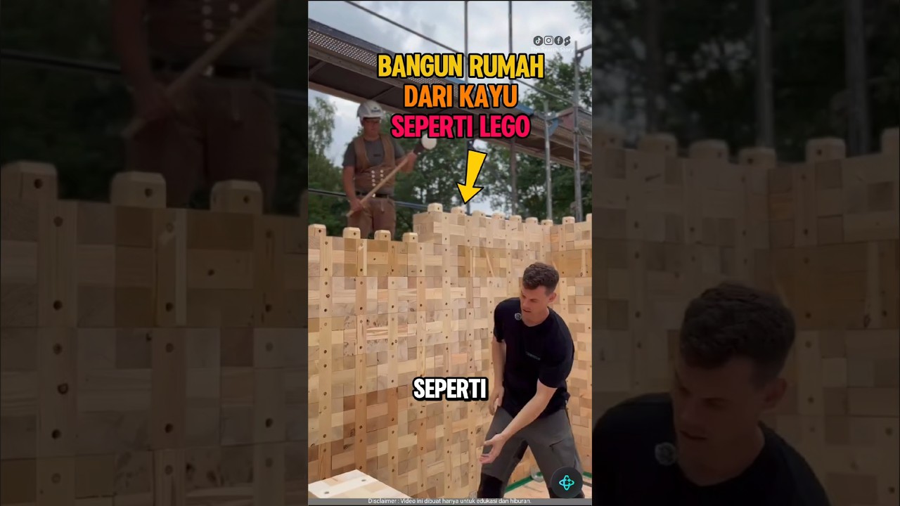 Membangun Seperti Lego, Tanpa Paku dan Semen #fakta #unik #informasi