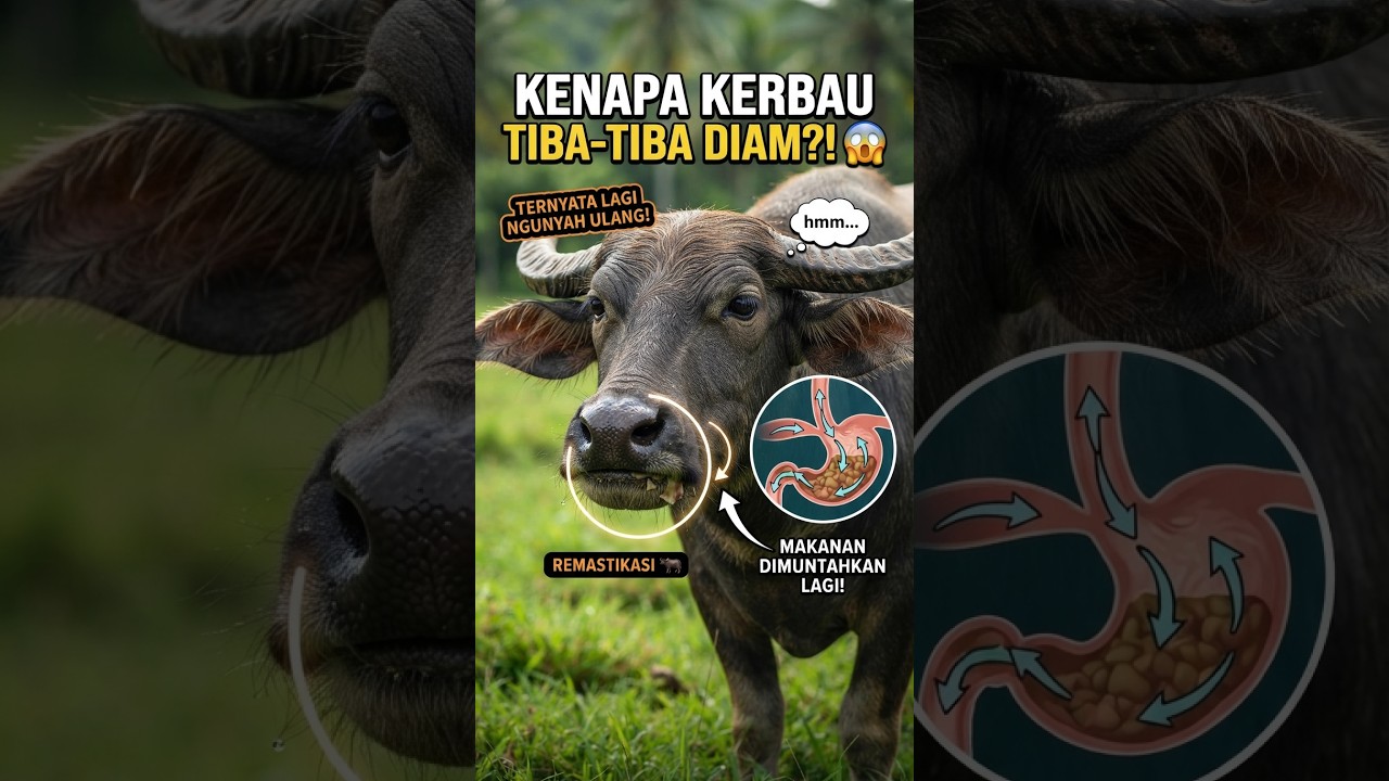 Fakta unik: Alasan kerbau diam mematung waktu lagi makan! ✨