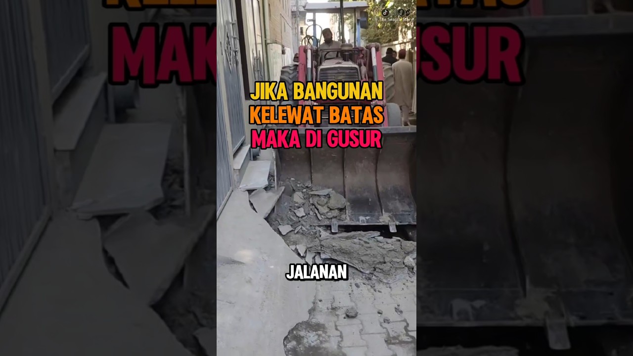 Cara Menggugurkan Bangunan Ilegal Di Pakistan #fakta #unik #informasi