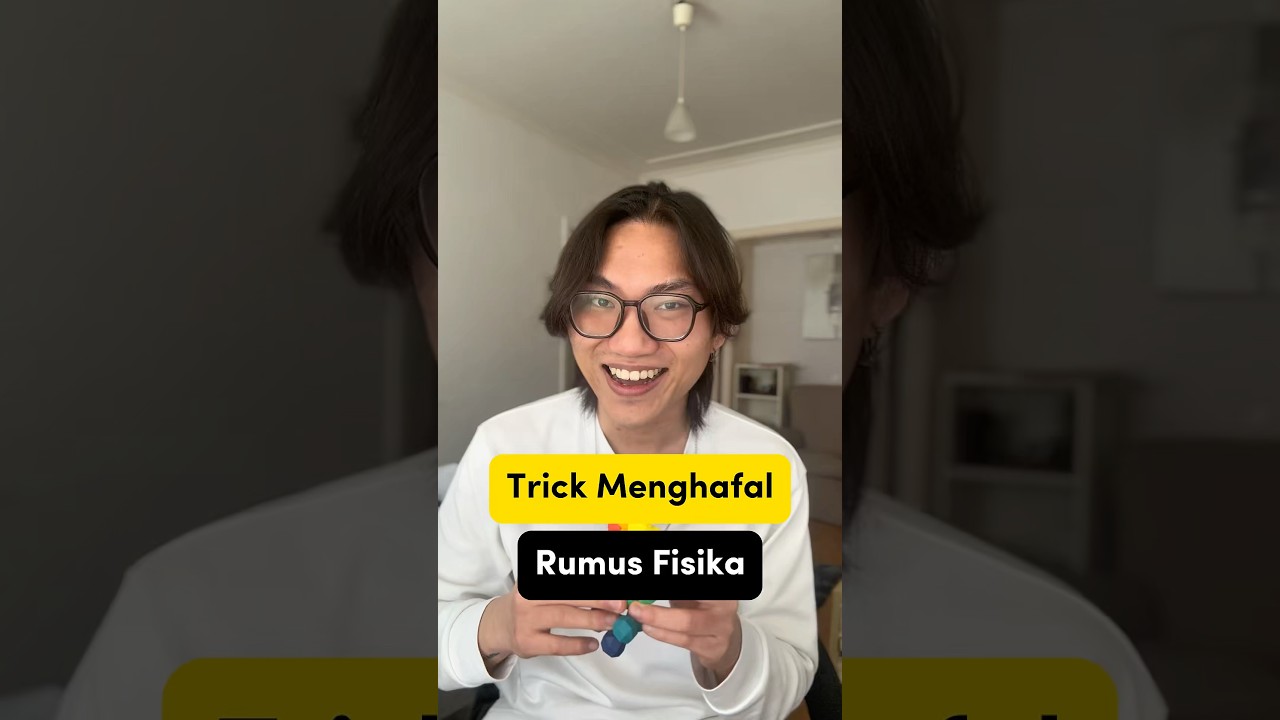 Trick Menghafal Rumus Fisika Untuk Anak Sekolah. #belajarsemenit #itb #edukasi #fisika
